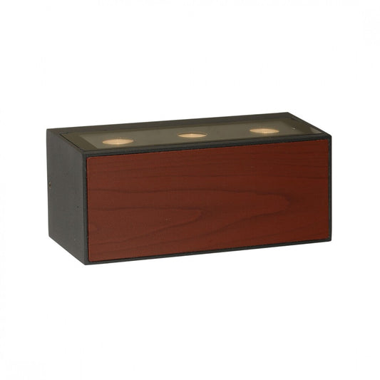 Spot aplique símil madera bidireccional 6w IP65