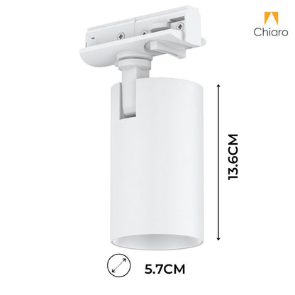 Spot de riel tracklight led 8w 2700K 2 vías 30° BLANCO