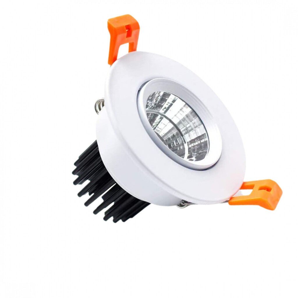 Spot LED 5W MÓVIL, de empotrar redondo, Dimerizable BLANCO