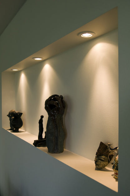 Spot LED 5W MÓVIL, de empotrar redondo, Dimerizable BLANCO