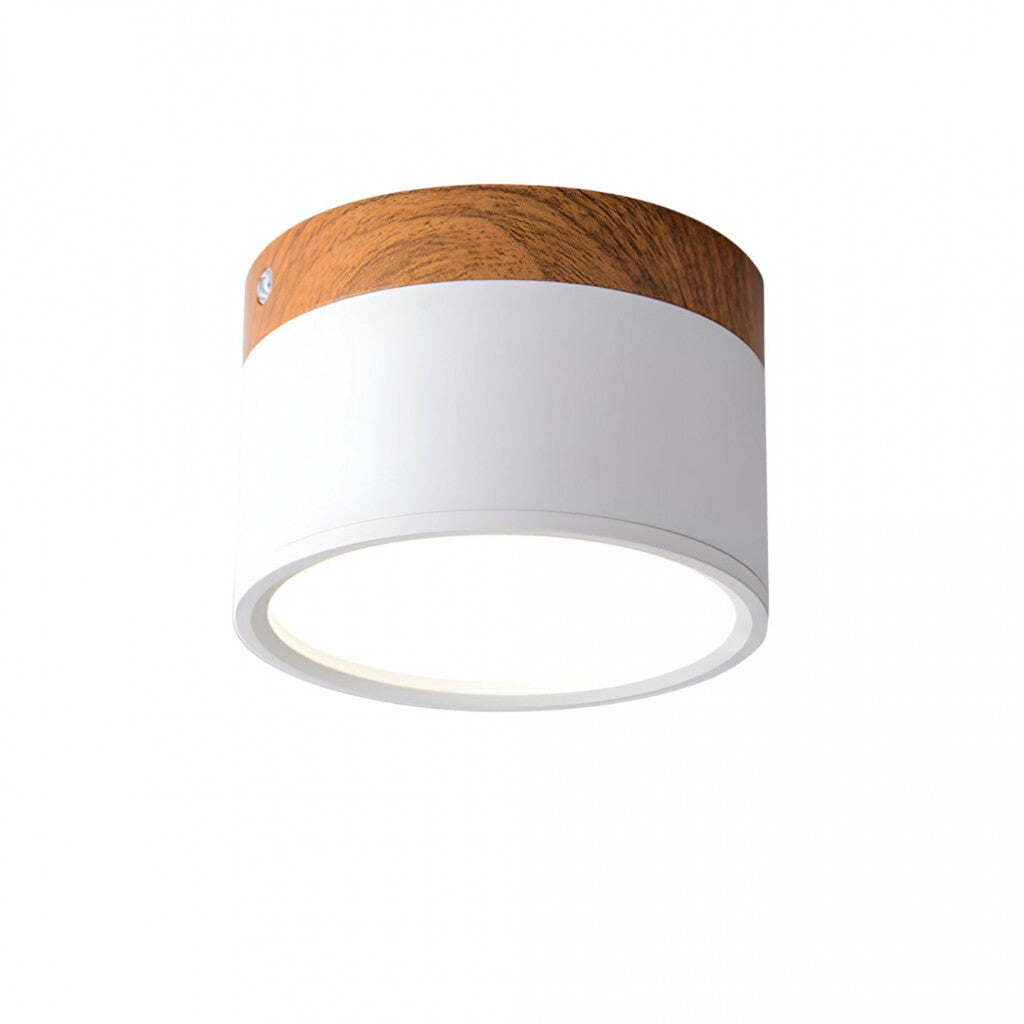 Spot plafón led circular pequeño nórdico 8w