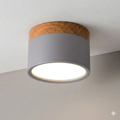 Spot plafón led circular pequeño nórdico 8w