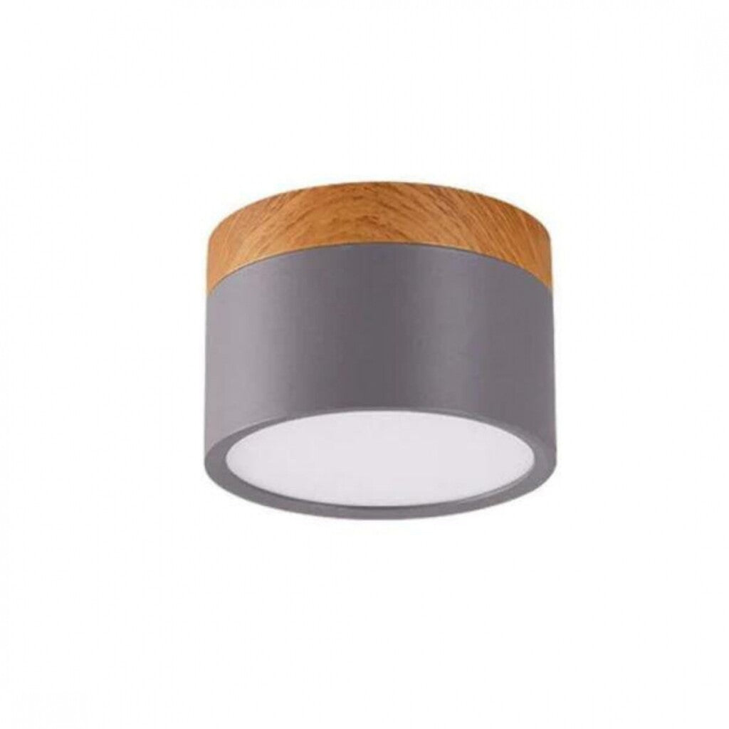 Spot plafón led circular pequeño nórdico 8w