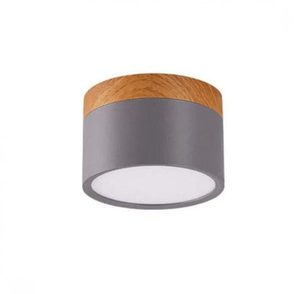 Spot plafón led circular pequeño nórdico 8w