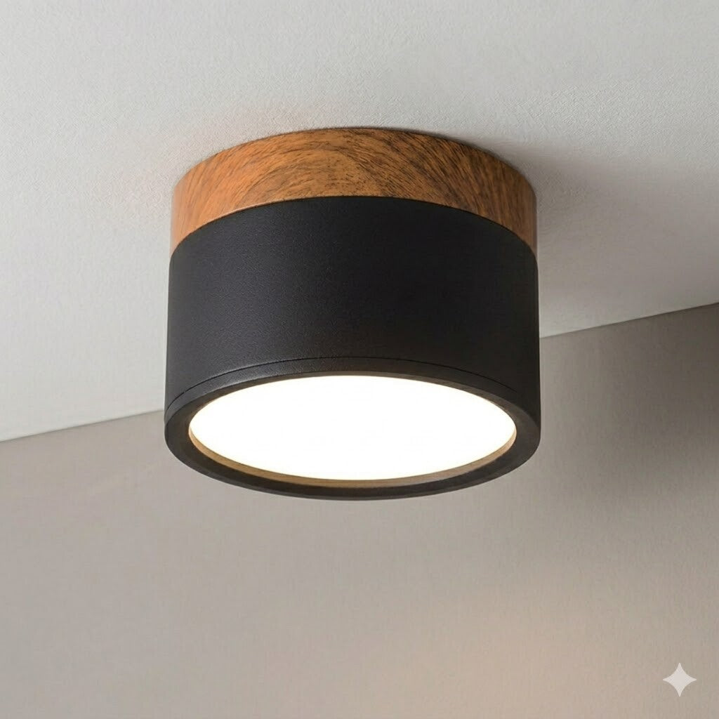 Spot plafón led circular pequeño nórdico 8w