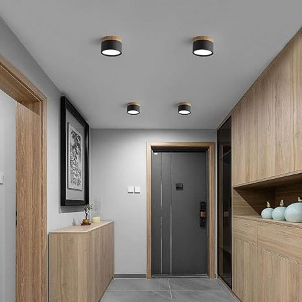 Spot plafón led circular pequeño nórdico 8w