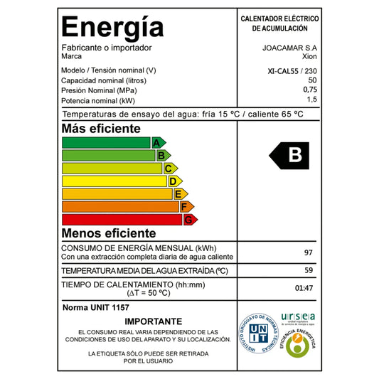 termotanque calefón 50 lts