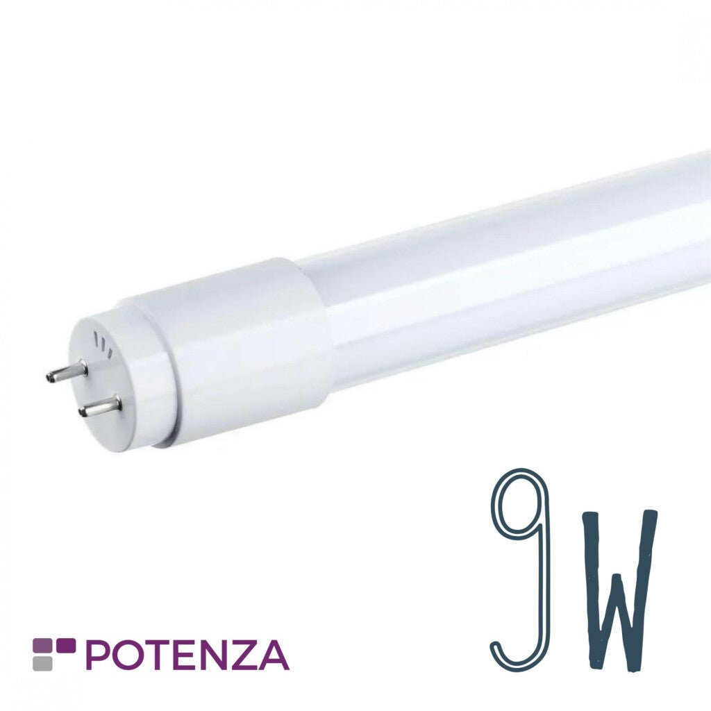 Tubo Led T8 9 watts 60cm Alto Brillo POTENZA