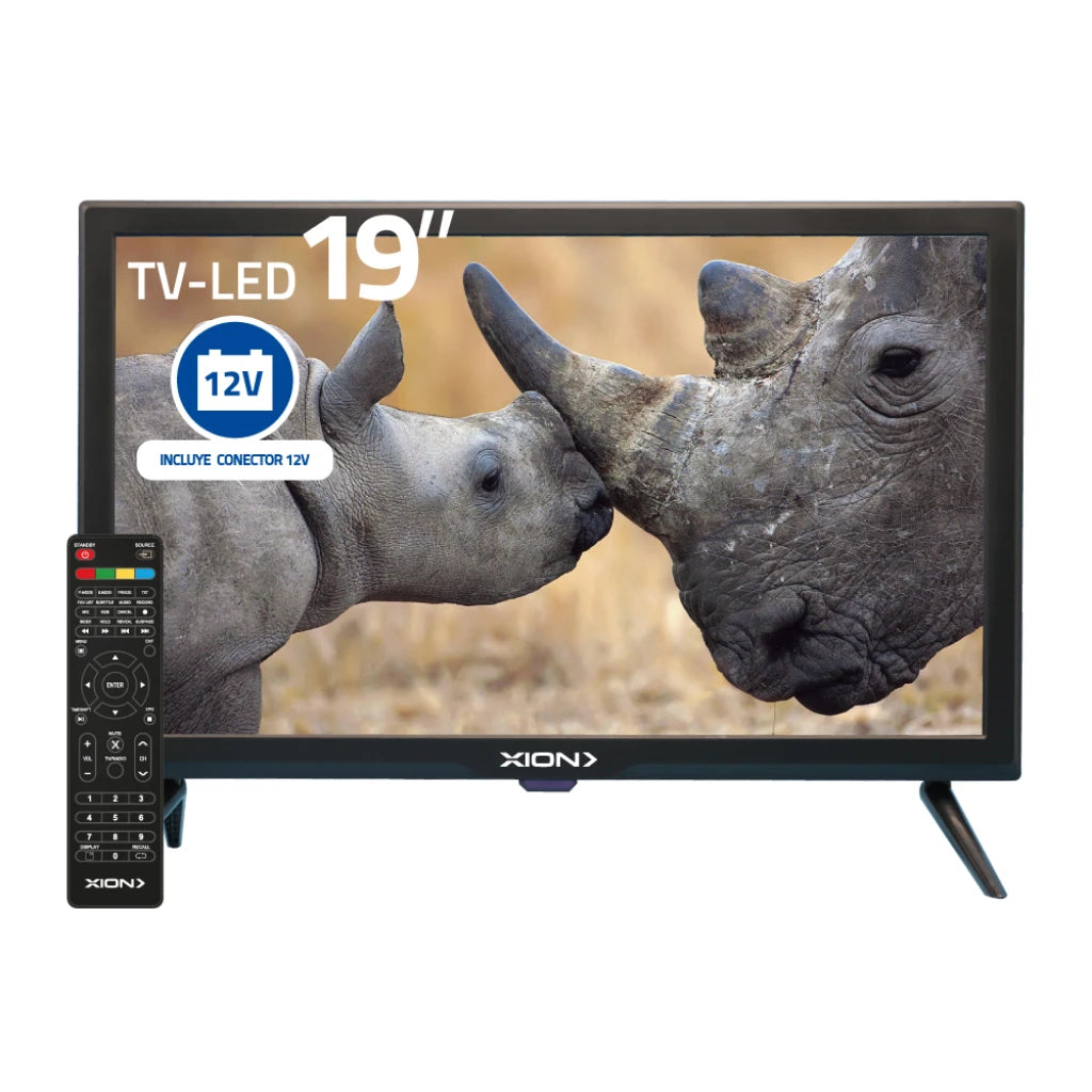 tv led 19" hd (1440x900p) 12v con isdbt