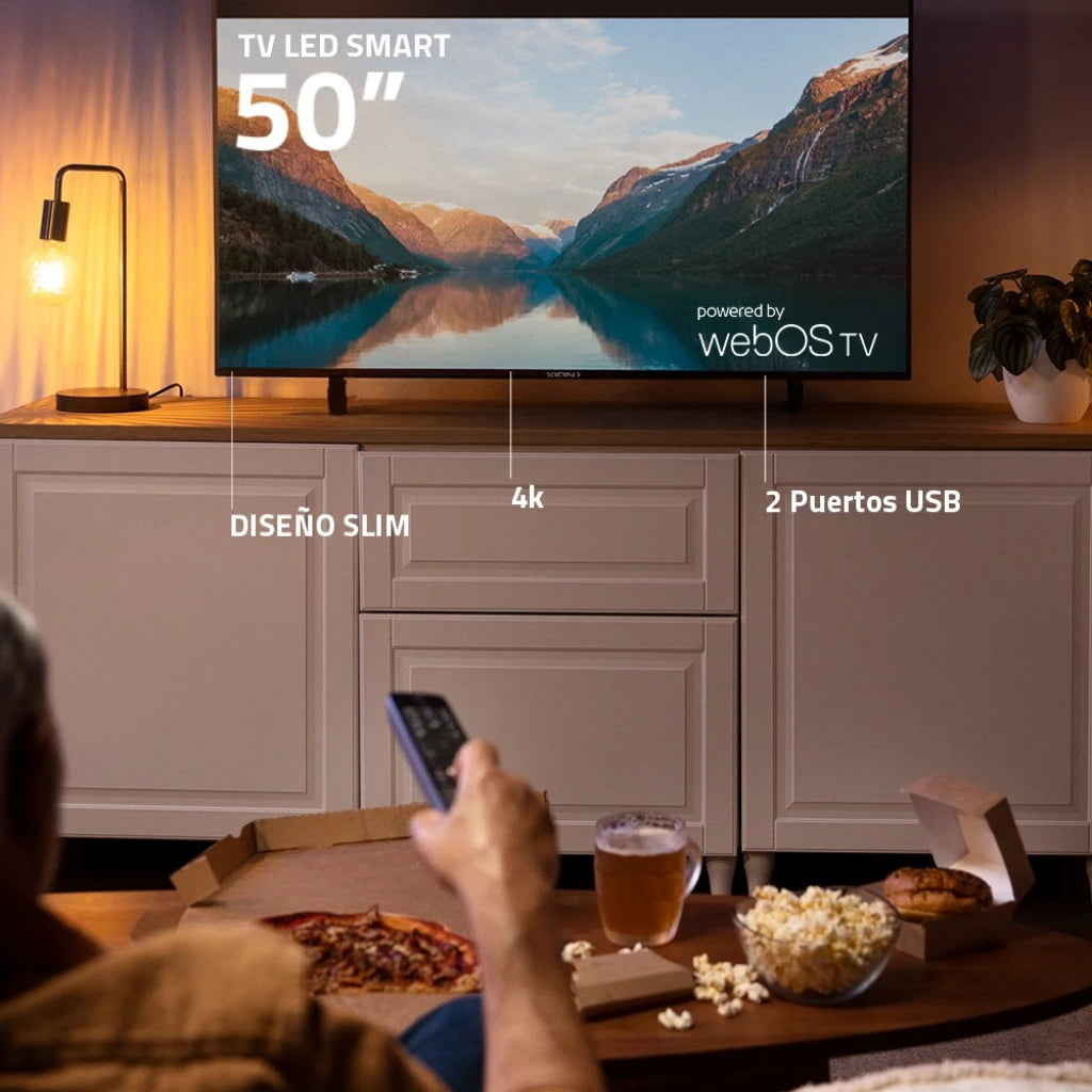 tv led smart 50" 4K WebOs