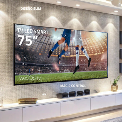 tv led smart 75" 4k WebOs
