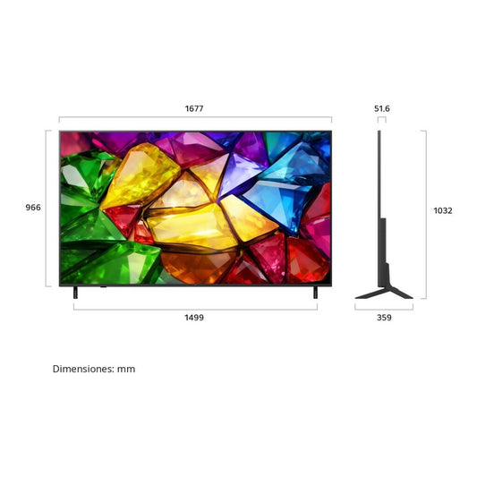 TV LG Mini RGB evo AI 4K 75" 75MRGB85