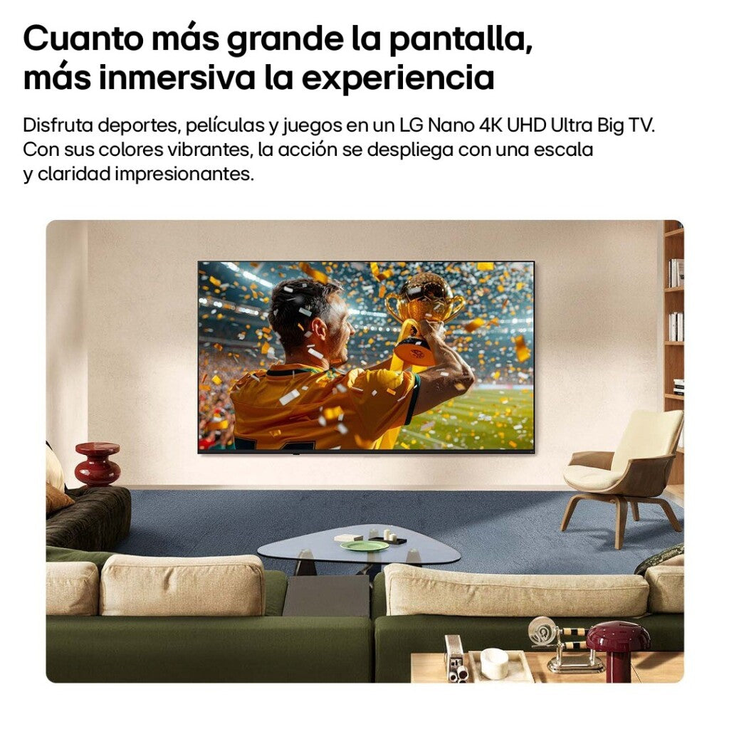 TV LG NANO 4K UHD AI 75" 75NU855