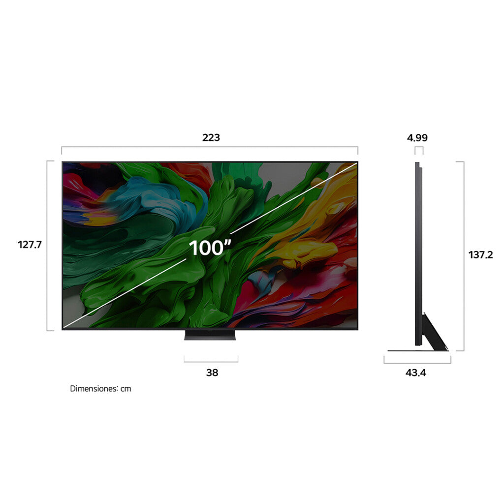 TV LG QNED evo AI MiniLED 4K 100" 100QNED86