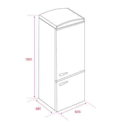 Heladera retro TEKA RBF 78615