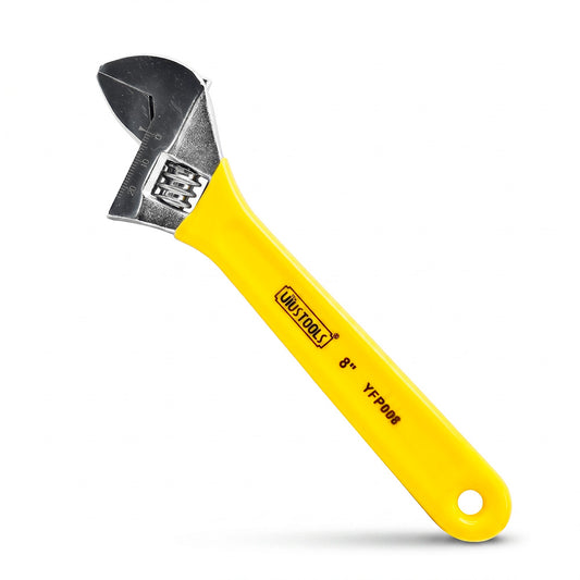 LLAVE AJUSTABLE 8″ M/AMARILLO UYUSTOOLS YFP008