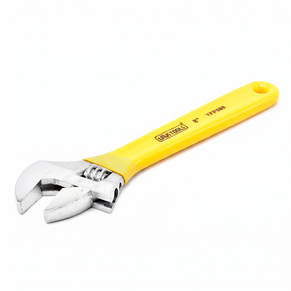 LLAVE AJUSTABLE 8″ M/AMARILLO UYUSTOOLS YFP008