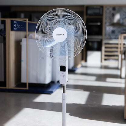 ventilador de pie slim con control