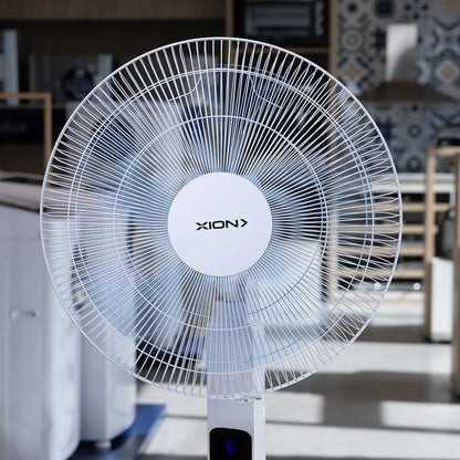 ventilador de pie slim con control