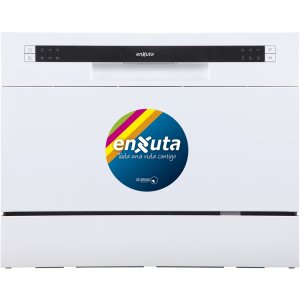 Lavavajillas Enxuta LVENXP96W – Compacto, 6 cubiertos, 6 programas y display LED