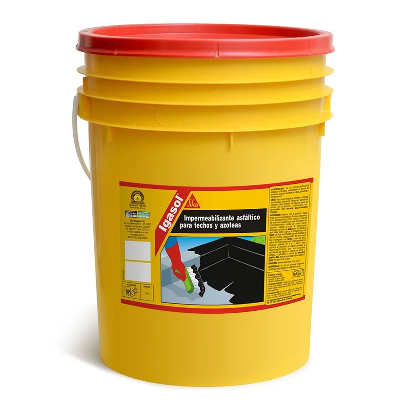 Impermeabilizante asfáltico en emulsión 4kg y 20Kg Igasol