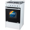Cocina Supergas 4 Hornallas Blanca con Termocupla 50x60 - Enxuta - CENX9504W