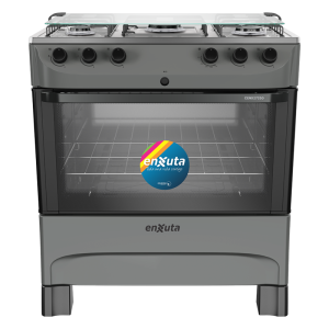 Cocina Supergas 5 Hornallas Titanio con Termocupla y Encendido - Brasil