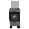 Cocina Combinada 4 Hornallas Titanio con Grill - CENX27544T - ENXUTA