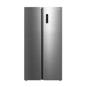Heladera Inox Inverter 587L Side by side Midea MDRS710FGG46