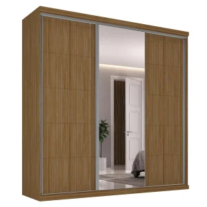 Ropero placard 3 puertas MDF marrón South - DIVINO
