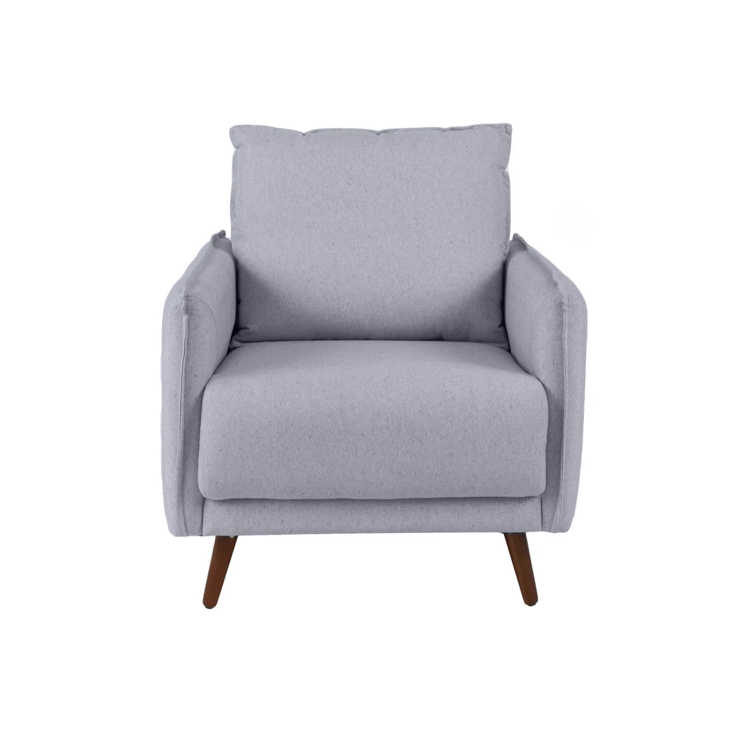 Butaca tela gris Charlotte - DIVINO - Imagen 6