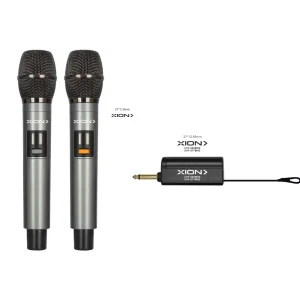 Micrófono doble inalámbricos xion con usb