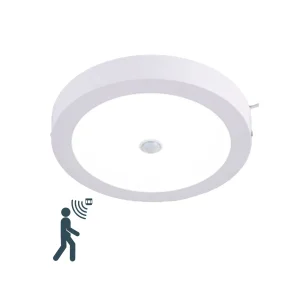 Panel led 12w con sensor de movimiento, circular