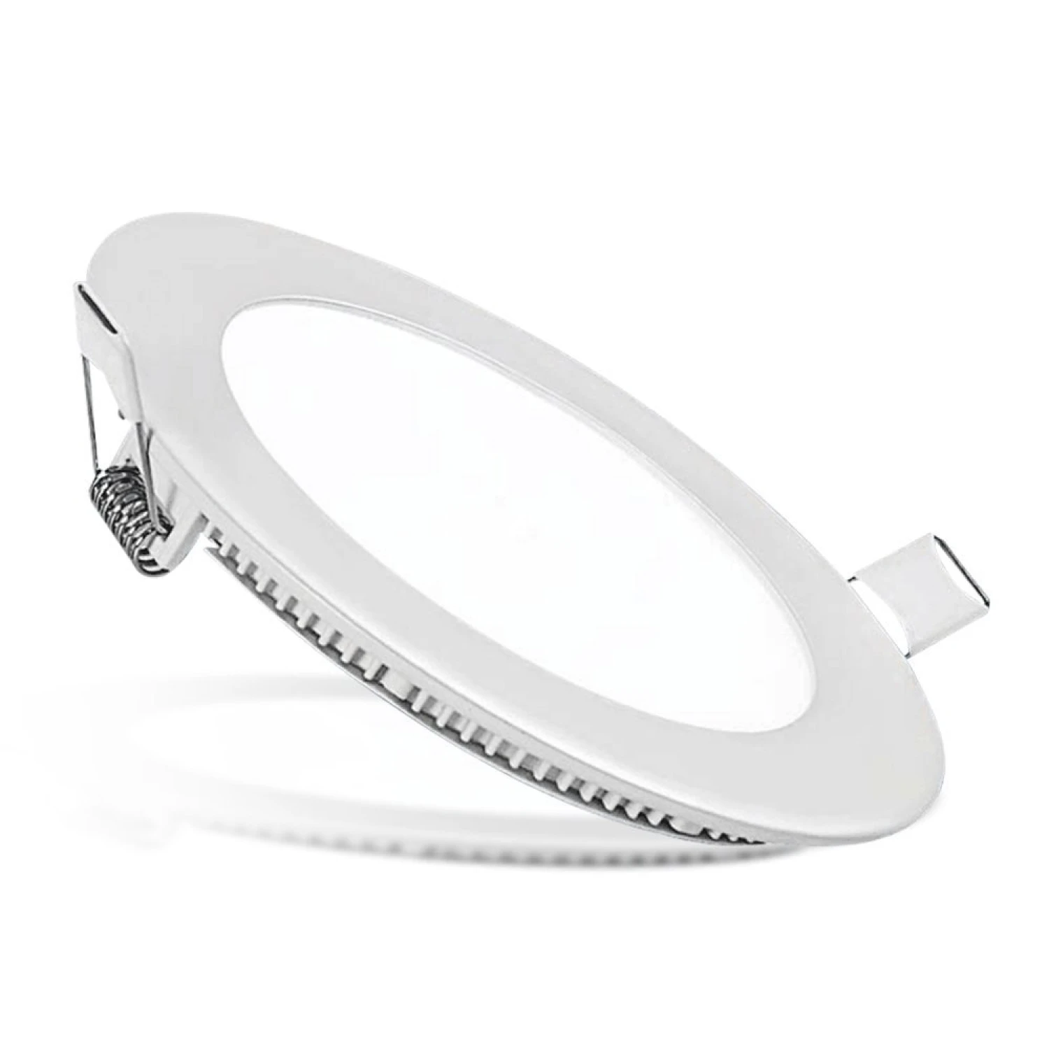 Panel LED 12W, de embutir, empotrar redondo BLANCO - Cálido 3000K