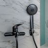 MONOCOMANDO NEGRO MATE PARA DUCHA ITALOMIX LH-3259