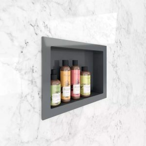 NICHO CINZA P/EMBUTIR 30X40CM PARA BAÑO METASUL