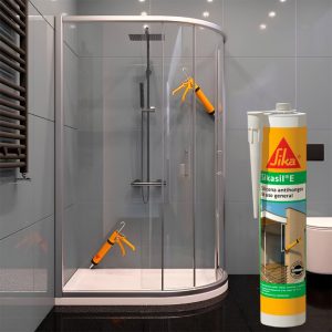 SILICONA SIKASIL E TRANSPARENTE 280CC ACIDA