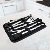 SET PARRILLERO 5PZ EN ESTUCHE NEGRO LH-3617