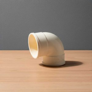 CODO 90 GRADOS 40MM BLANCO DE PVC KRONA K-616
