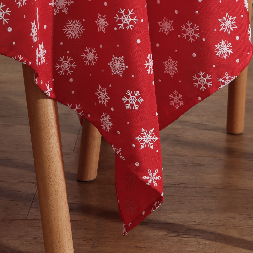Mantel Navidad Con Relieve 160×160 - Imagen 2