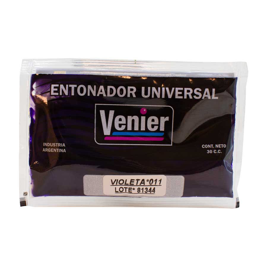 ENTONADOR VIOLETA UNIVERSAL P/PINTURA 30CC VENIER - Imagen 2