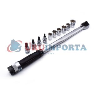 TORCOMETRO 1/2″ 11 PZ CON DADOS UYUSTOOLS TQM011