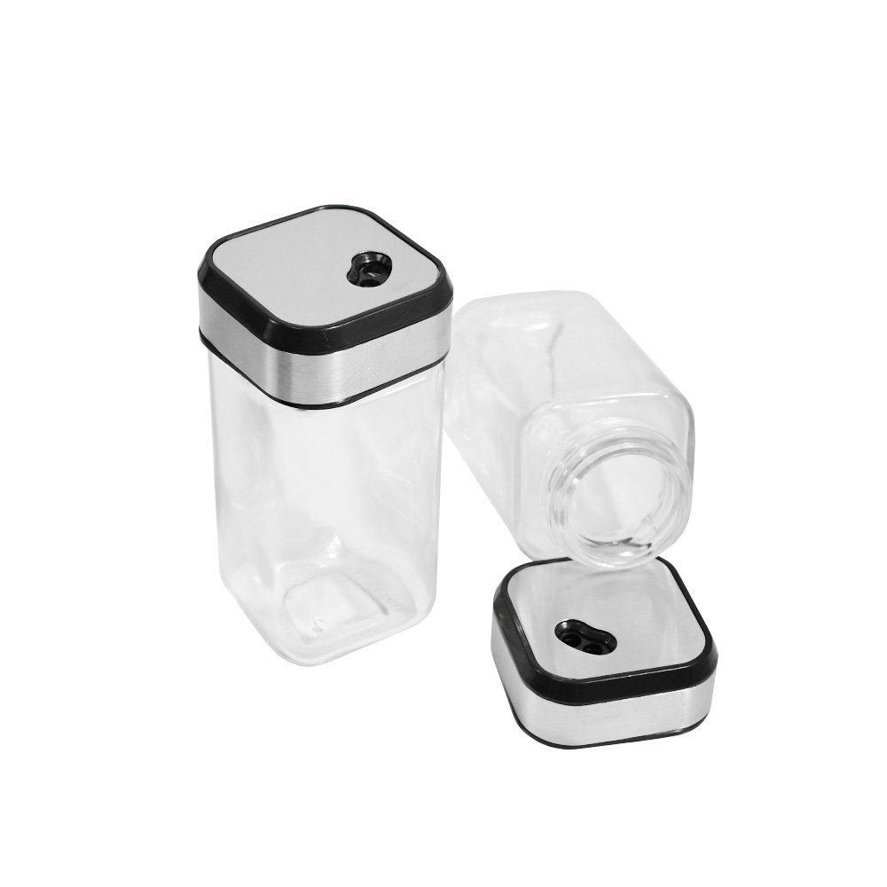 CONDIMENTERO DISPENSADOR 4PZ SOPORTE NEGRO LH-4203 - Imagen 9