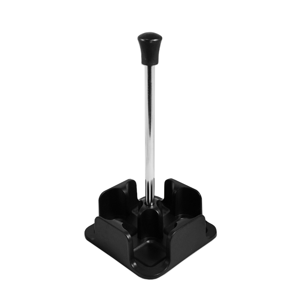 CONDIMENTERO DISPENSADOR 4PZ SOPORTE NEGRO LH-4203 - Imagen 10