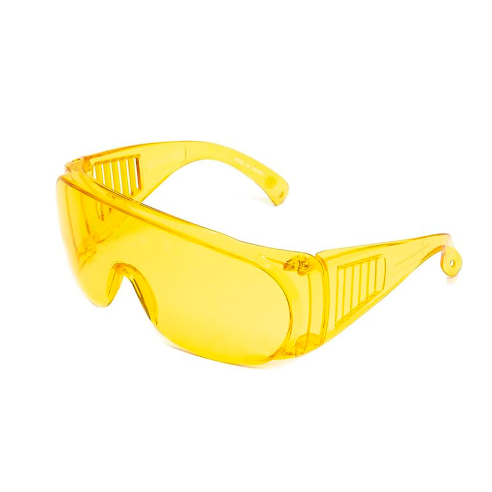 LENTE ACRILICO DE PROTECCION COLOR AMARILLO LH1404 - Imagen 2