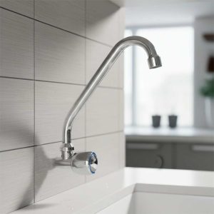 GRIFO METALICO PARED BRAZO ALTO ITALOMIX LH-805