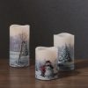 Vela Nieve Led Chica