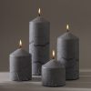 Vela Gris Estampada