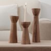 Candelabro De Madera Fino Mediano