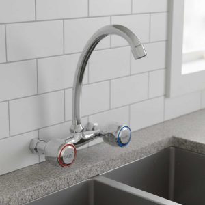 GRIFO DOBLE COMANDO 15CM PARED ITALOMIX LH-830